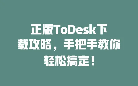 正版ToDesk下载攻略,手把手教你轻松搞定!-ToDesk官网 - ToDesk下载